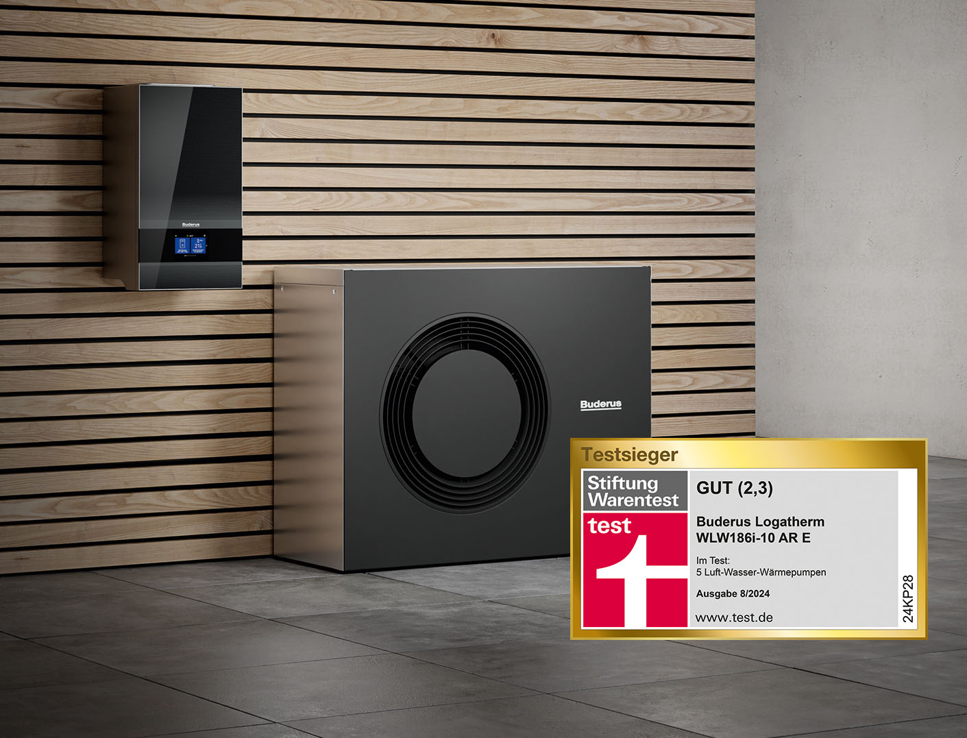 Buderus Logatherm WLW186i-10 AR E – Testsieger Stiftung Warentest 8/2024