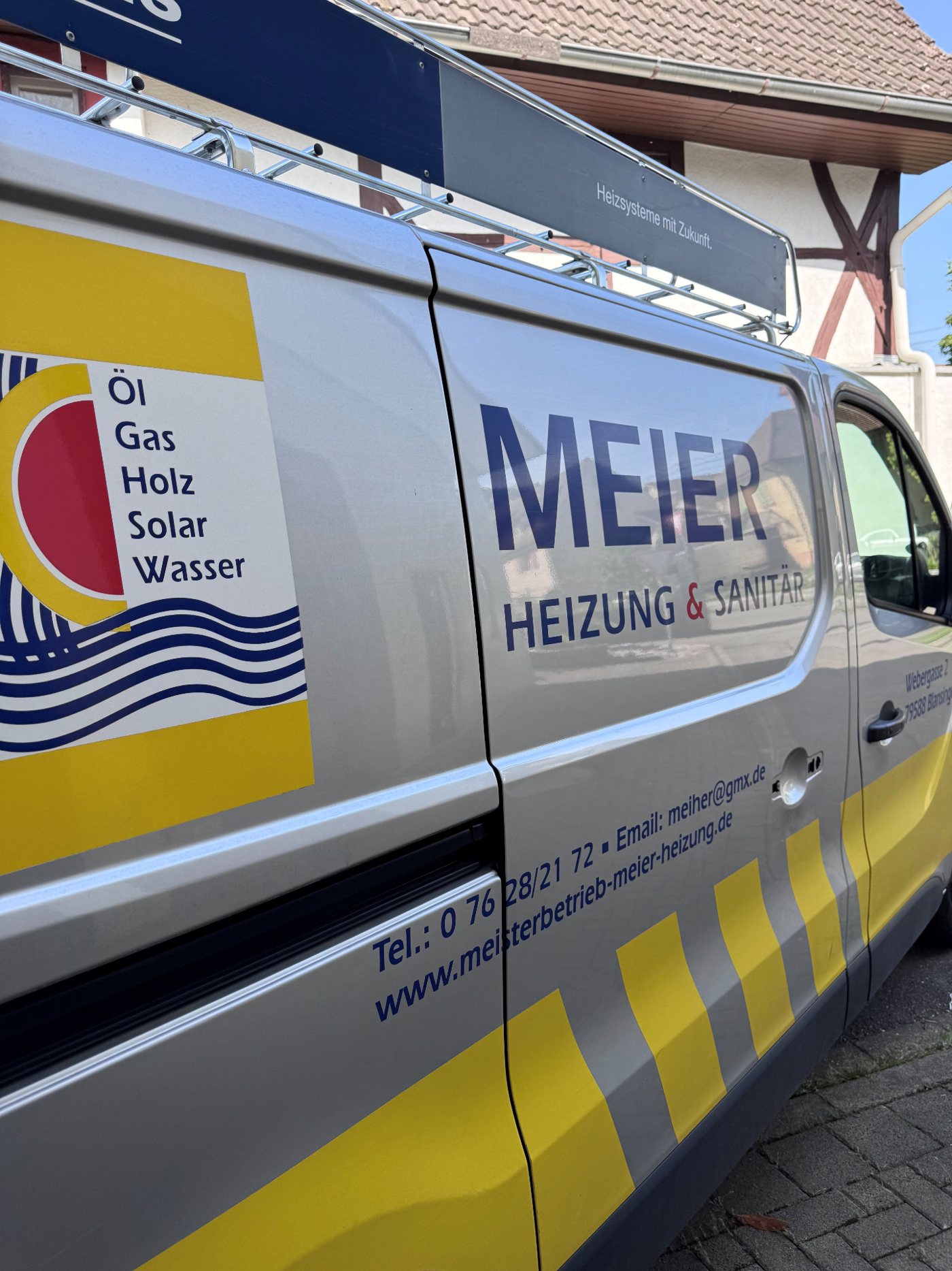 Wartung einer Heizungsanlage bei einem gewerblichen Auftraggeber im Markgräflerland